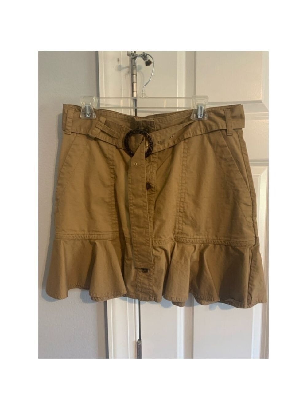 Women's Banana Republic Khaki Skirt Size 14 - Picture 4 of 6